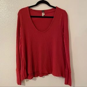 Free People Malibu Red thermal S